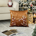 Miniatyrbillede 5 af 5: Let og luksuriøst pudebetræk Sofa pudebetræk Bronzing pudebetræk Orange brown