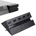 Miniatyrbillede 1 af 4: 5 porte USB-hub til PS4 - High Speed-oplader, controller-splitter, udvidelsesadapter (hy)