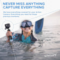 Pikkukuva 5 / 6: Kelluva kädensijan pidike rannehihnalla toimintakameralle GoPro Hero12 Hero11 Hero10/11 Mini 10 Max 9 Akaso Apexcam Float, vedenpitävä sisäinen säilytys Blue