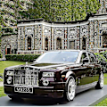 Pikkukuva 2 / 5: 1/24 seosauto malli lelut Rolls Royce Phantom Metalli painevalettu korkea simulointi limusiini ääni valo lelut lasten lahjat kokoelma Black Rolls Royce