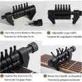 Miniatyrbild 2 av 5: Ukulele Capo Akustisk Eletric Gitarr Clip Snabbväxlande Capo Klämma, bärbar Akustisk Gitarr Ackord
