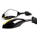 Miniatyrbillede 3 af 5: 1 par motorcykel LED blinklys spejle til HONDA CBR600RR 1000RR 500R SUZUKI SXR1000 Hayabusa SV650S GSXR600 GSXR750 CB6LR3