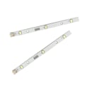 Miniatyrbild 3 av 4: 2x LED-list för Rongsheng Hisense Logic kylskåp frys MDDZ-162a 1629348