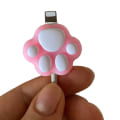 Miniatyrbild 9 av 11: Universell USB-kabelhållare Kabelsäkerhet Mobiltelefon Dekorativa tillbehör White