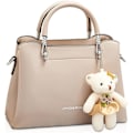 Miniatyrbillede 1 af 5: Kvinders Crossbody Mode Top Håndtaske Damer Skuldertasker PU Læder Satchel Taske Piger Messenger Tasker Punge Håndtaske med Bjørn Vedhæng Khaki