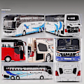 Miniatyrbillede 4 af 5: 1/50 Setra Luksus Bus Legetøjsbil Diecast Miniature Model Tilbage Træk Lyd & Lys Lærings Samling Gave Til Dreng Børn Double-decker Bus4