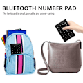 Miniatyrbillede 5 af 5: Bluetooth Nummertastatur, Trådløs Bluetooth 22 Multifunktion Numerisk Tastatur Udvidelser Til Bærbar/des