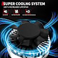 Miniatyrbillede 4 af 4: 3d 360 H7 Led Canbus Bilforlygter Pærer 60000lm H11 H4 H1 HB3 9005 HB4 9006 160w Bil Tåge Lygter Turbo Mini Lampe Led 2PCS H8 H9 H11