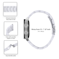Miniatyrbild 4 av 4: Ersättningsarmband för Garmin Vivoactive 4, 22 mm vattentätt klockarmband i harts White Style A Garmin Vivoactive 4