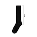 Pikkukuva 2 / 5: Luistelusukat, vaaleat, läpinäkymättömät polvisukat, luisteluun tarkoitetut nailonsukat (Calf socks) Black * Black
