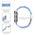 Miniatyrbild 4 av 4: Ersättningsarmband för Garmin Vivoactive 4, 22 mm vattentätt klockarmband i harts Multicolor Style C Garmin Vivoactive 4