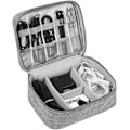Miniatyrbillede 1 af 7: Rejsearrangør taske, Elektronik tilbehør arrangør taske, Universal bærbar rejse gadget taske til kabler, Powerbank, USB-drev, oplader harddisk Gray