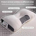 Miniatyrbild 2 av 5: Cervical Ortopedisk Nackkudde Hjälper Sömn Och Skyddar Kudden Nacke Hushåll Sojabönsfiber Spa Massage Kudde För Att Sova Honeycomb shape