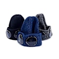 Miniatyrbilde 2 av 3: 2024 016a Bomull Strikket Lettvekts Goggle Lue Dark gray