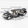 Pikkukuva 3 / 5: 1/24 Maybach S600 Alloy Auto Malli Leikkiauto Korkea Simulaatio Valettu Metalli Leikkikalut Mallit Ajoneuvot Pojille Lasten Kokoelma Lahja Autot Red