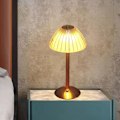 Miniatyrbilde 1 av 6: Dimbar 3-farget LED Romantisk Diamant Krystall Lampe, Oppladbar Berøringslampe Liten Lampe, Sengelampe Nattbordlampe for Soverom Bar Restaurant (B)
