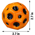 Miniatyrbillede 2 af 5: 3 stk. Space Balls Extreme High Bouncing Ball Tiktok Bouncing Spaceball Gummi Bounce Ball Sensorisk Bold Forbedre Hånd-øje Koordination Sports Træning Ba