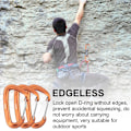 Miniatyrbillede 4 af 4: 5 stk. Bjergbestigning Stor Fiskeri Karabinhage Klip Rappelling Heavy Duty Nøglering