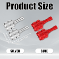 Miniatyrbillede 2 af 7: 4 stk. Drone Controller Sticks, Aluminium Drone Control Joystick Aftagelig Tommelfinger Rocker Udskiftning Kompatibel med DJI Mini 3 Pro DJI RC