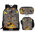 Miniatyrbilde 1 av 3: Jurassic World 3 Trykk Skoleveske Barn Ryggsekk Eller Lunsjveske Eller Penneveske Eller Tredagers Sett For Barn Z54 only lunch bag