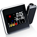 Miniatyrbild 1 av 5: LCD-väckarklocka Radiostyrd klocka LED Radiostyrd väckarklocka Snooze-larm Bordsur med projektion