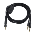 Miniatyrbilde 5 av 10: for Sennheiser- G4ME ONE GAME ZERO GSP350 500 600 stereo lydkabel Enkelt pluggversjon Single plug version