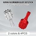 Miniatyrbillede 3 af 7: 4 stk. Drone Controller Sticks, Aluminium Drone Control Joystick Aftagelig Tommelfinger Rocker Udskiftning Kompatibel med DJI Mini 3 Pro DJI RC