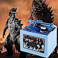 Pikkukuva 2 / 5: Elektroninen varastava kolikkolipas säästölipas, hirviö dinosauruspankkilelu, musikaalinen liikkuva varastava rahapankki anime-lahja pojille 1 kpl - sininen