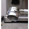 Pikkukuva 3 / 5: Kahvin annostelu suppilo 54mm Espresso kahvi lisävarusteet Annostusrengas Alumiini Metalli Sage Breville Portafilter Musta Kädet Vapaa Silver