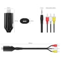 Miniatyrbillede 4 af 5: USB Video Capture Card VHS til Digital RCA til USB 2.0 Lydoptagelsesenhed Adapter Converter Easy T