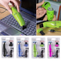 Miniatyrbillede 2 af 4: IC Mini Computer Støvsuger USB Tastaturrenser PC Bærbar Computerbørste Grøn
