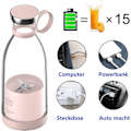Miniatyrbillede 3 af 5: Bærbar Blender, Personlig Mini Juice Blender, USB Smoothie Blender