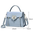 Miniatyrbild 2 av 5: Liten handväska för kvinnor, dammonogram crossbody axelväska handväska blue