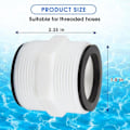 Miniatyrbilde 2 av 5: 38 mm bassengkoblingssett for Intex Coleman 38 mm slangekobling, bassengslangeadapter for Intex-pumper