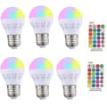 4 st E27 Smart Control Lamp LED RGBW Dimbar