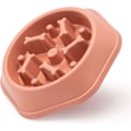 Miniatyrbillede 1 af 5: Hundeskål Hundeskål Langsom Foder Skåle Oppustethed Stop Foder Skål Interaktiv Puslespil Sund Spise Skål (Pink)