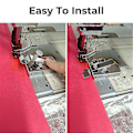 Miniatyrbillede 4 af 5: Buddy Sew Magnetisk Sømbåndsguide Multifunktionel Lige Linje Hems Sylinjal