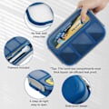 Miniatyrbild 3 av 7: Lunchbox för Vuxna, Lunchbox för Barn, Lunchlådor för Vuxna/Barn/Studenter, 1300ML-6 Fack Bento Lunchbox Blue