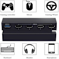 Miniatyrbillede 2 af 4: 5 porte USB-hub til PS4 - High Speed-oplader, controller-splitter, udvidelsesadapter (hy)