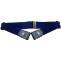 Miniatyrbild 1 av 5: 2-pack spännlöst, fritt elastiskt bälte, bekvämt justerbart, osynligt stretchmidjebälte för jeans, shorts, byxor för midjemått 60 - 100 cm