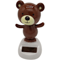 Miniatyrbillede 1 af 5: Solbjørn Bobble Shaking Head Dancing Toy Figurine Statue Bil Dash Board Dekorationer Ornamenter