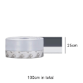 Miniatyrbilde 2 av 5: 3 meter værtetting, silikon dørforsegling stripe dør, vindu,  (bredde 25mm35mm45mm) Shape1 Transparent