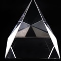 Miniatyrbillede 4 af 5: Prisme Optisk Glas Pyramide 40mm Høj Rektangulær Polyhedron Velegnet Til Undervisning Eksperimenter