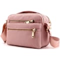 Pikkukuva 1 / 5: Naisten crossbody-laukku, monilokeroinen käsilaukku ja olkalaukku, vedenpitävä nailon, varkaudenestoinen crossbody-laukku matkustamiseen ja ostosten tekoon