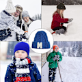 Miniatyrbillede 5 af 5: Strikkede hatte Cartoon Twist uldhatte til drenge og piger baby pullover hatte alder 3-10 Style1 style3