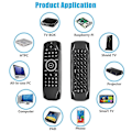 Miniatyrbillede 5 af 5: Bluetooth 5.0 Mini Tastatur G7bts Gyroskop Baggrundsbelyst Ir Læring Air Mouse Fjernbetjening Til Smart Tv Box Bærbar Computer Tablet