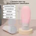 Miniatyrbillede 4 af 5: 4 stk. Silica Gel Sub-flaske, Bærbar Kosmetisk Sub-flaske 60ml White