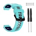 Miniatyrbillede 2 af 5: Silikone Rem til Garmin Forerunner 735xt Holdbar Urrem Blød Rem Blue Teal