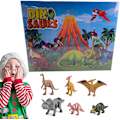 Miniatyrbild 1 av 4: Dino Adventskalender 24 Dagar Dinosaurie Nedräkningskalender Leksaker - Dino Leksak Jul Nedräkningskalender, Pedagogiska Dinosaurie Leksaker för Fest