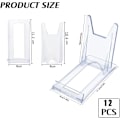 Miniatyrbild 2 av 7: 12 st transparenta displayställ av plast, justerbara displayställ av klar akryl, multifunktionella displayhållare